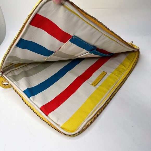 Marc By Marc Jacobs Laptop Case Yellow Neoprene Dreamy 11”x13” - Picture 10 of 13